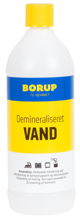 Borup demineraliseret vand 1 liter